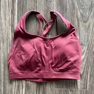 Fabletics Maroon Sports Bra